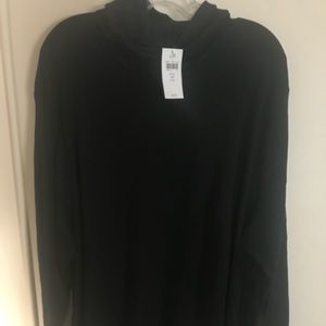 4x Black turtle neck long sleeve shirt